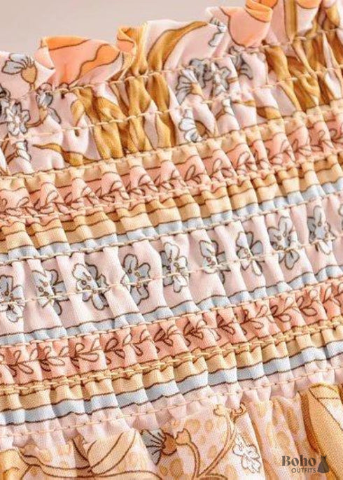 Faldas bohemias en rosa antiguo para mujer